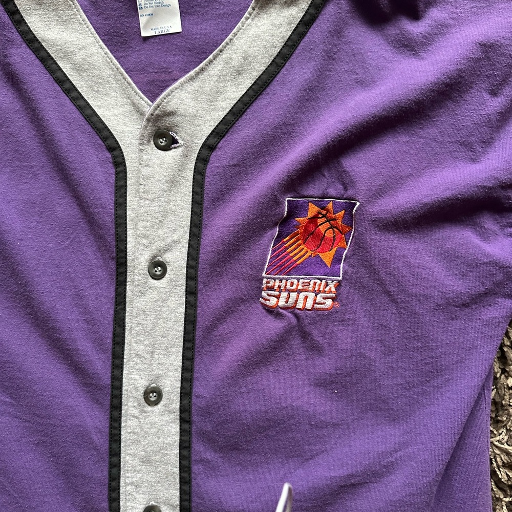 Vintage Phoenix Suns Baseball Jersey 90s Men’s XL - Picture 4 of 8